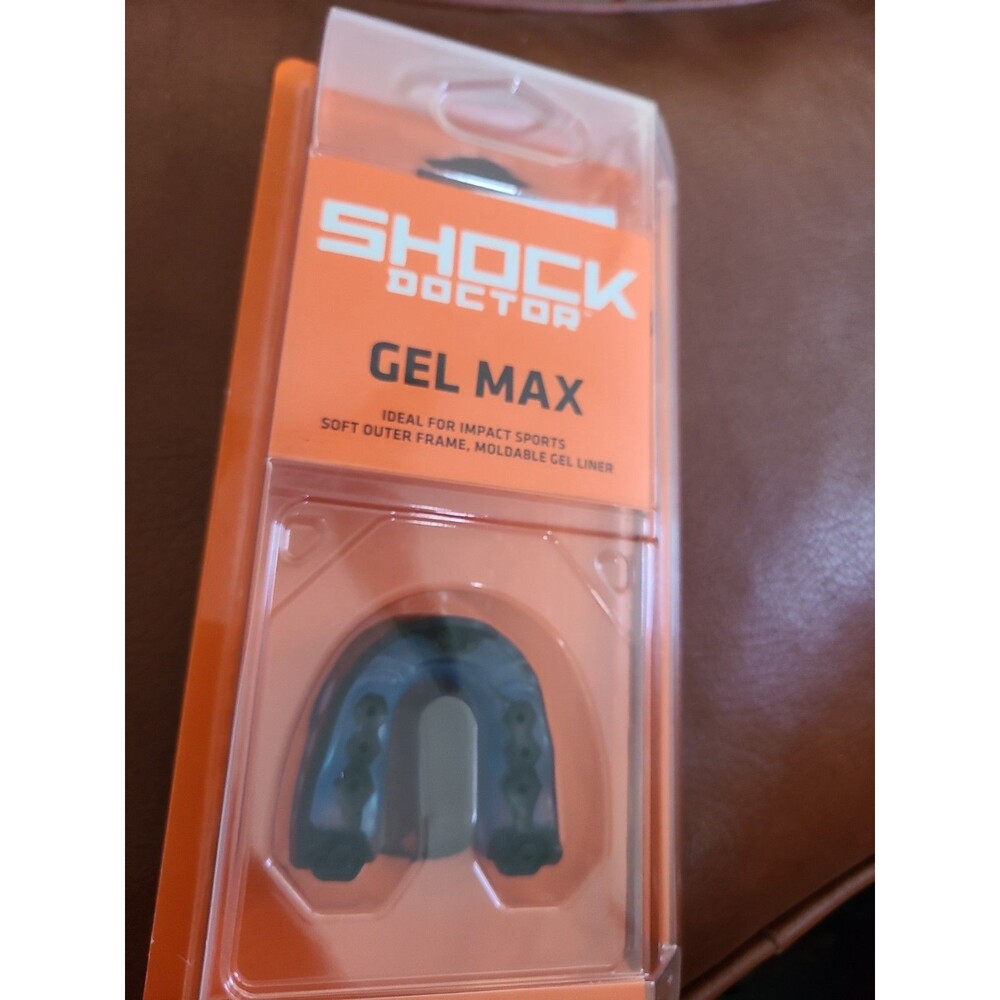Read Shock Doctor Gel Max Mouthguard Convertible/ Strapless Blue/Blk - Adult 11+